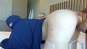 Arab burqa teen 18+ fucked in all three holes