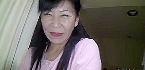 49yr old Granny Maki Shikano receives Creamed (Uncensored)