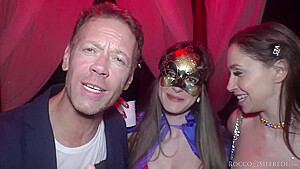 Malena likes to go to mask parties and turn them into orgies