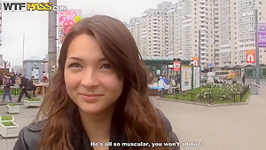 Extreme Maddie seduction right in the street!