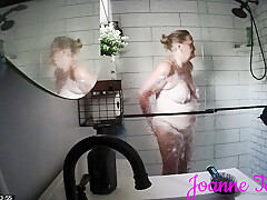 Found Hidden Cam Footage of My Mom Mrs. Joanne Tanner the Real Public Schoolteacher in the Shower on my Dad's Computer